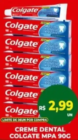 Vivendas Supermercados Creme dental colgate mpa oferta