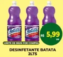 Vivendas Supermercados Desinfetante batata oferta