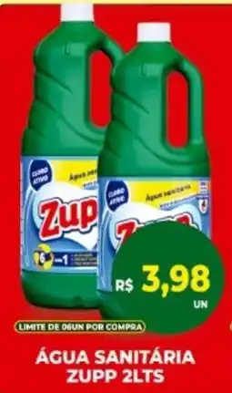 Vivendas Supermercados Água sanitária zupp oferta