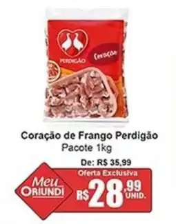 Oriundi Coração de Frango Perdigão Pacote oferta