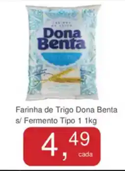 Mineirão Atacarejo Farinha de Trigo Dona Benta s/Fermento Tipo 1 oferta