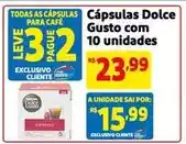 Extra Extra - capsulas dolce gusto com 10 unidades oferta