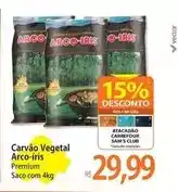 Atacadão Arco iris - carvão vegetal oferta