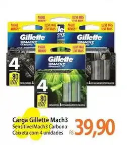 Atacadão Gillette - carga mach3 oferta