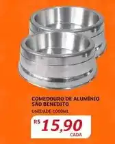 Assaí Atacadista De - comedouro de aluminio oferta