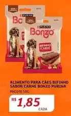 Assaí Atacadista Purina - alimento para caes bifinho sabor carne bonzo oferta