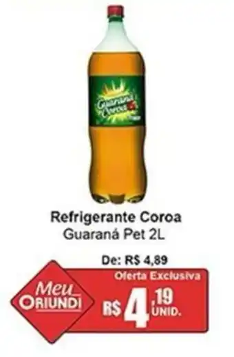 Oriundi Refrigerante Coroa Guaraná Pet oferta