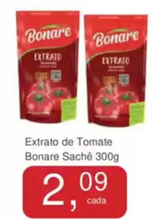 Mineirão Atacarejo Extrato de Tomate Bonare Sachê oferta