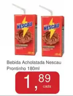 Mineirão Atacarejo Bebida Acholatada Nescau Prontinho oferta