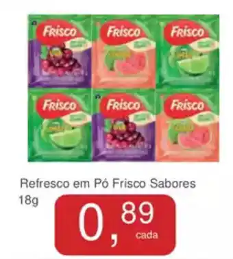 Mineirão Atacarejo Refresco em Pó Frisco Sabores oferta