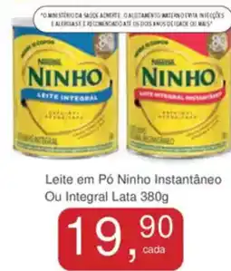 Mineirão Atacarejo Leite em Pó Ninho Instantâneo Ou Integral Lata oferta