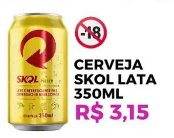 Alvorada Supermercados Cerveja skol lata oferta