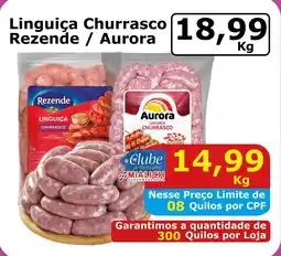 Mialich Supermercados Linguiça Churrasco Rezende / Aurora oferta