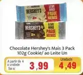 Spani Atacadista Hershey´s - chocolate mais 3 pack 102g cookie/ ao leite un oferta