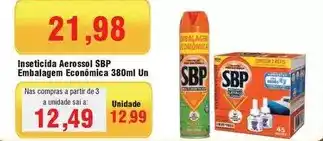 Spani Atacadista Sbp - inseticida aerosol embalagem economica 380ml un oferta