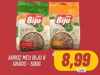 Melhor Atacadista Arroz meu biju 8 grãos oferta