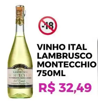 Alvorada Supermercados Vinho ital lambrusco montecchio oferta