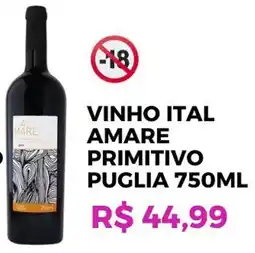 Alvorada Supermercados Vinho ital amare primitivo puglia oferta