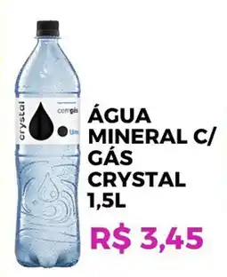 Alvorada Supermercados Água mineral c/ gás crystal oferta