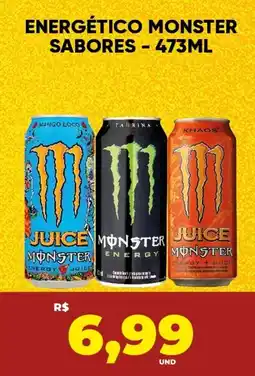 Tatico Energético monster sabores oferta