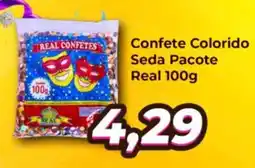 Amarelinha supermercados Confete Colorido Seda Pacote Real oferta