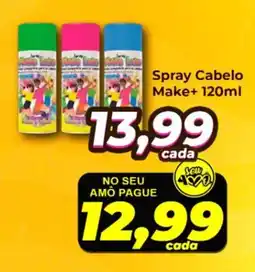 Amarelinha supermercados Spray Cabelo Make+ oferta