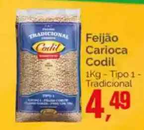 Supermercados Rena Feijão Carioca Codil oferta