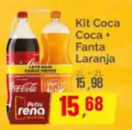 Supermercados Rena Kit Coca Coca+ Fanta Laranja oferta