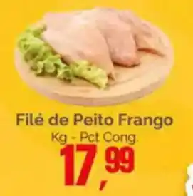 Supermercados Rena Filé de Peito Frango Pct Cong. oferta