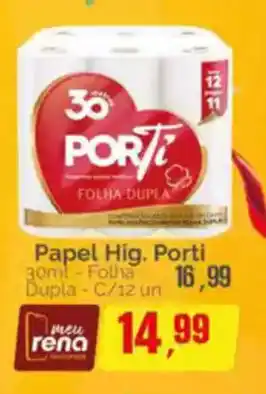 Supermercados Rena Papel Hig. Porti oferta