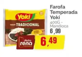 Supermercados Rena Farofa Temperada Yoki  Mandioca oferta