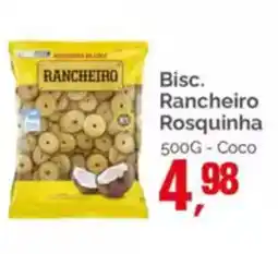 Supermercados Rena Bisc. Rancheiro Rosquinha  Coco oferta