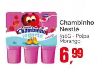 Supermercados Rena Chambinho Nestlé Polpa Morango oferta