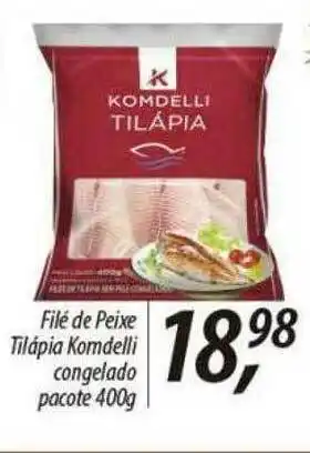 Asun Filé De Peixe Tilápia Komdelli Congelado oferta