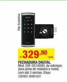 Leroy Merlin Fechadura Digital oferta