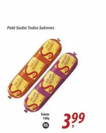 Unicompra Patê Sadia Todos Sabores oferta