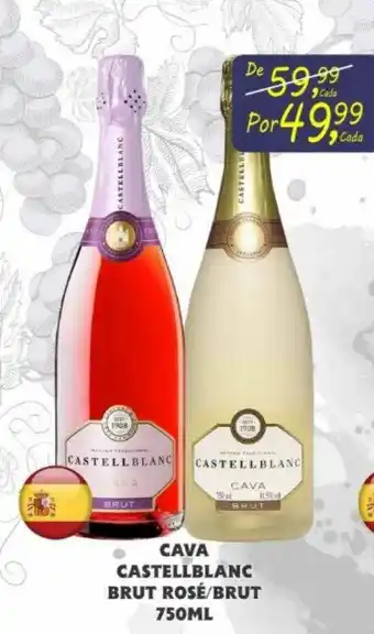 Kanguru Supermercado Cava Castellblanc Brut Rosé Brut oferta