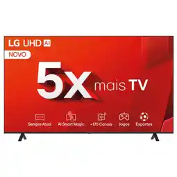 Benoit Smart TV LG 70 70UT8050PSA 4K UHD a5 Ger7 AI Alexa Integrado oferta