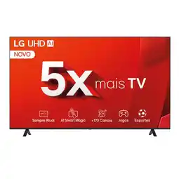 Benoit Smart TV LG 75 75UT8050PSA LED 4K AI a5 Ger6 Alexa LG ThinQ AI oferta