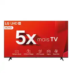 Benoit Smart TV LG 50 50UT8050 4K Processador a5 Ger7 Al Alexa e Chromecast oferta