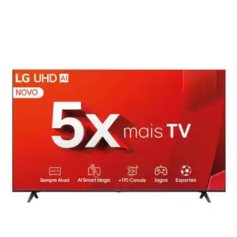 Benoit Smart TV LG 65 65UT8050PSA 4K Ultra HD Processador a5 Ger7 Al Alexa e Chromecast Integrado oferta