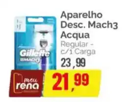 Supermercados Rena Aparelho Desc. Mach3 Acqua oferta