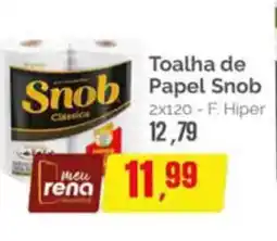 Supermercados Rena Toalha de Snob Papel Snob oferta