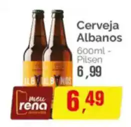 Supermercados Rena Cerveja Albanos oferta