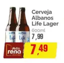 Supermercados Rena Cerveja Albanos Life Lager oferta