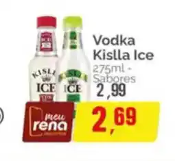 Supermercados Rena Vodka Kislla Ice Sabores oferta