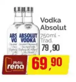 Supermercados Rena Vodka Absolut oferta