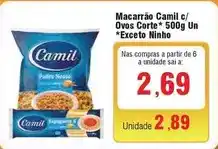 Spani Atacadista Camil - macarrão c/ ovos corte oferta