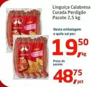 Tenda Atacado Perdigão - linguiça calabresa curada oferta