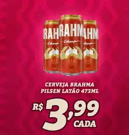 Bahamas Supermercados Cerveja brahma pilsen latão oferta